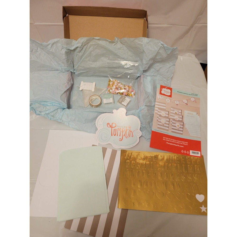 Stampin Up! Paper Pumpkin Kit - BANNER SURPRISE - Party Birthday Graduation - Picture 2 of 6